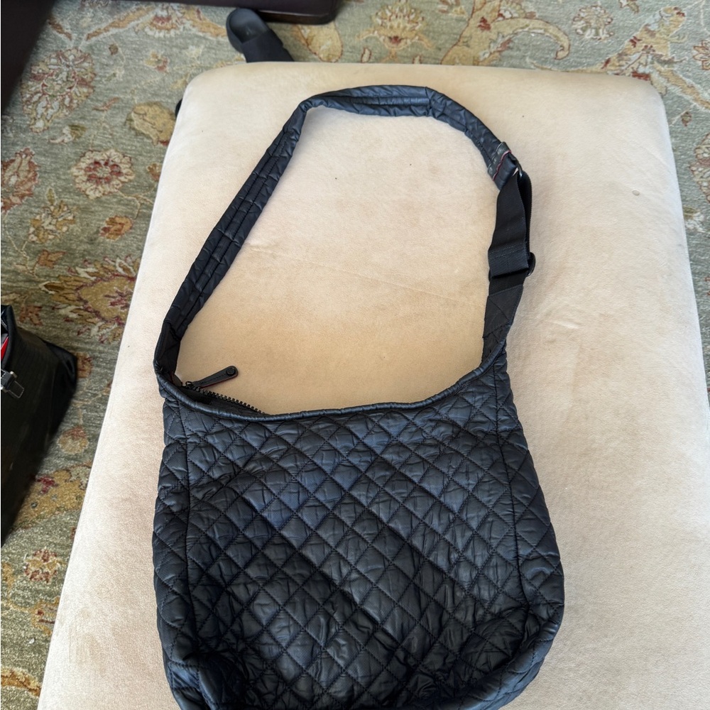 MZ Wallace Black Quilted Shoulder Bag